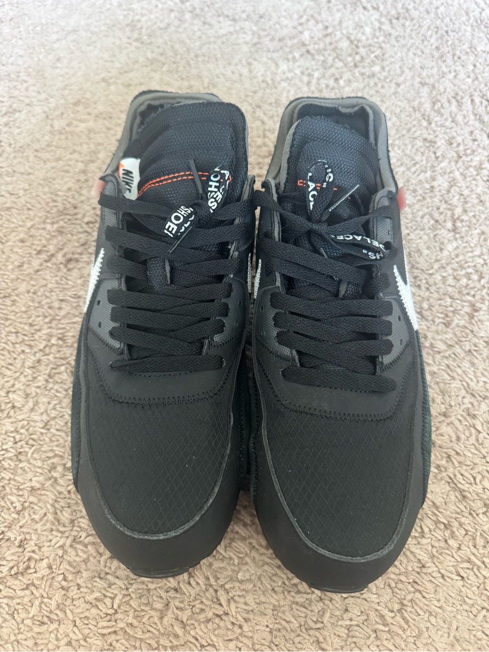 Nike Men’s Air Max 90 Off-White Black